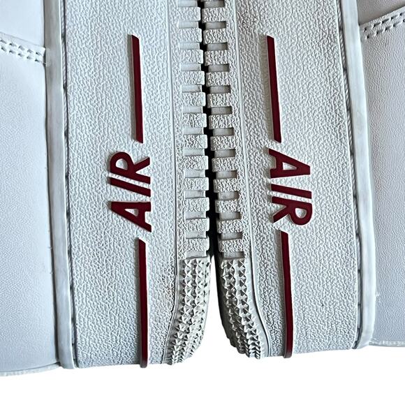 Nike Air Force 1 Low A02423-102 White/ Gym Red Leather Shoes Men 15 - Picture 10 of 15